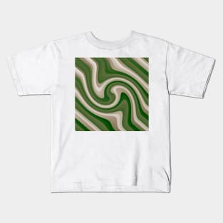 Green Waves Kids T-Shirt